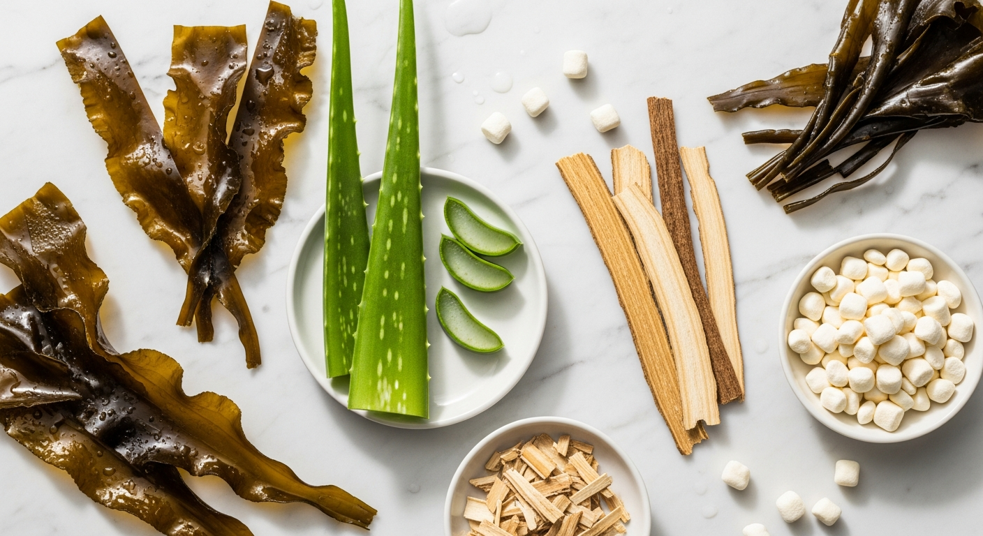 Natural ingredients used in UltraGut